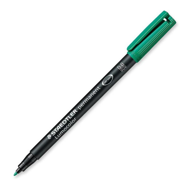 Pennarello Lumocolor permanent Staedtler 317 m 1.0mm verde