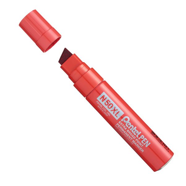 Marcatore Pentel N50 extra large rosso